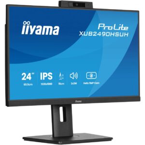IIYAMA 60.5cm (23.8") XUB2490HSUH-B2 16:9 HDMI+DP WebCam