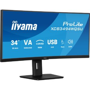 IIYAMA 86.7cm (34") XCB3494WQSU-B1 21:9 2xHDMI+DP+USB Curv