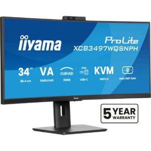 TFT 34.0/86.4cm Iiyama ProLite XCB3497WQSNPH 21:9 curved