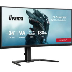 TFT 34.0/86.4cm Iiyama G-Master GCB3484WQSU Red Eagle 21:9 curved