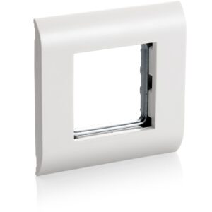 Equip Unterputzdose Frontplatte French Modular 45x45 RAL9010 Polybeutel