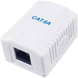 Equip Aufputzdose Cat6A 1-Port RJ45 UTP