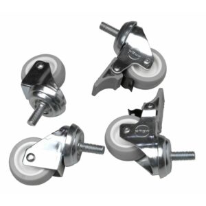Equip EZW-1 4xRäder für Serverschränke 60mm silber