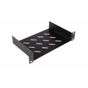 Equip Fachboden fest 10" für Serverschränke. 1U 15cm sw