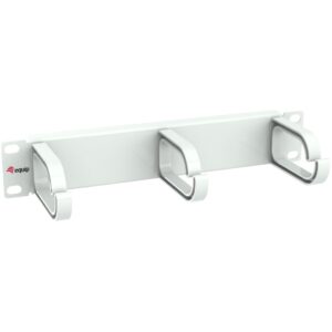 Equip Kabeldurchführung 10" 1HE 3x Plastikringe weiß