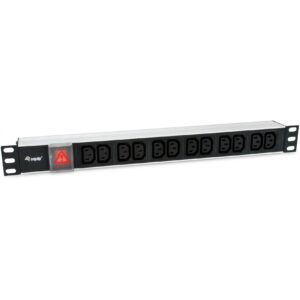 Equip Steckdosenleiste 19"(1HE)12fach mit Schuko + Schalt A