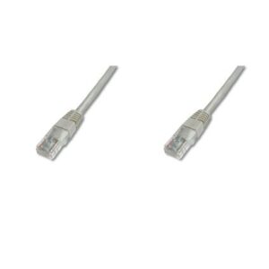 DIGITUS Patchkabel Cat5e U/UTP 2xRJ45 3,0m CCA grau Hebels. Polybeutel