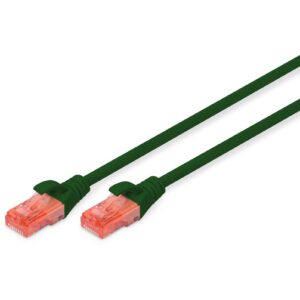 DIGITUS Patchkabel Cat6 U/UTP 2xRJ45 1.0m grün LSZH