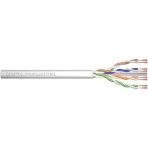 DIGITUS Roh-Patchkabel Cat6 U/UTP tw.Pair 305m grau AWG26/7