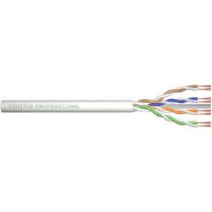 DIGITUS CAT 6A U/UTP Twisted Pair Roh-Patchkabel,100m,grau