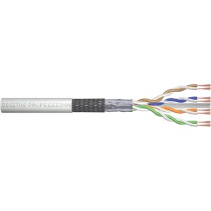 DIGITUS CAT 6 SF/UTP Twisted Pair Roh-Patchkabel, 100m,grau