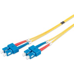 DIGITUS LWL Patchkabel SC -> SC 5.00m Singlemode Duplex OS2
