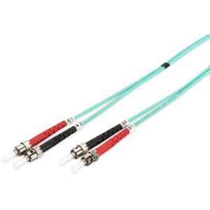 DIGITUS LWL Patchkabel ST -> ST 5.00m Multimode Duplex OM3