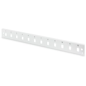 DIGITUS LWL Spleißbox Frontblende 1HE 12xLC DX schnellversch