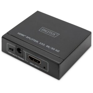 DIGITUS HDMI Splitter 1x2 4K/30Hz schwarz