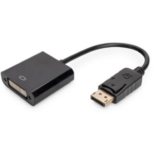 DIGITUS DisplayPort Adapter DPort -> DVI(24+5) St/Bu 0.15m