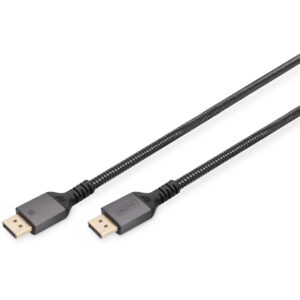 DIGITUS DisplayPort Anschlusskabel 3m Aluminium 8K schwarz