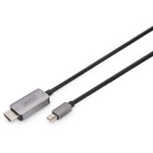 DIGITUS DisplayPort Adapterkabel mini DP->HDMI St/St 8K 1.0m