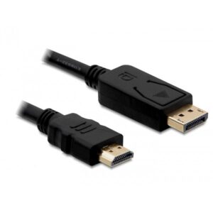DELOCK Kabel Displayport Stecker > HDMI Stecker 1m