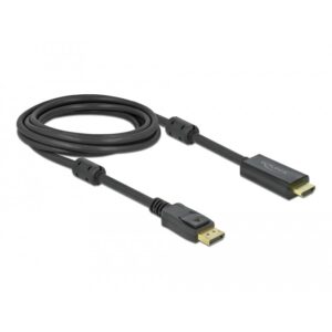 DELOCK Aktives DisplayPort 1.2 zu HDMI Kabel 4K 60Hz 3m