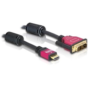 DELOCK Kabel HDMI A/DVI - 18+1 - St/St 1.8m