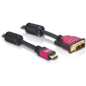 DELOCK Kabel HDMI A/DVI - 18+1 - St/St 5.0m