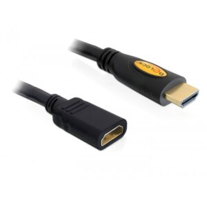 DELOCK Verlngerungskabel High Speed HDMI mit Ethernet HDMI A Stecker > HDMI A Buchse 1m