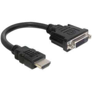 DELOCK Adapterkabel HDMI St > DVI 24+1 Buchse