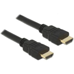 DELOCK Kabel HDMI A Stecker > HDMI A Stecker High Speed with Ethernet 4K 0.5 m