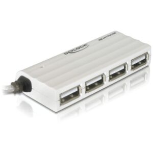 DELOCK HUB USB 2.0 4 Port extern ZSlimZ