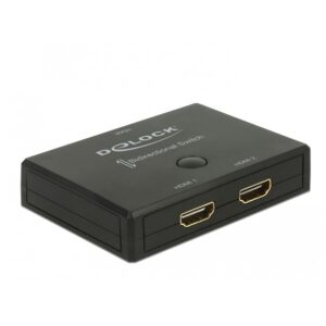 DELOCK HDMI 2 - 1 Umschalter bidirektional 4K 60 Hz