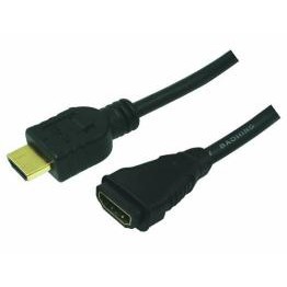 Logilink HDMI-Kabel Ethernet A -> A St/Bu 5.00m Gold Verl.