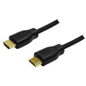 Logilink HDMI-Kabel Ethernet A -> A St/St 1.00m sw
