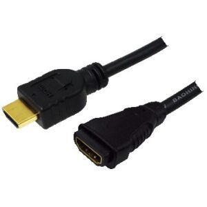 Logilink HDMI-Kabel Ethernet A -> A St/Bu 1.00m sw Verl.