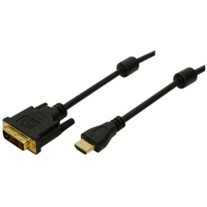 Logilink HDMI-DVI-Kabel HDMI->DVI-D St/19-pin St 3.00m bk