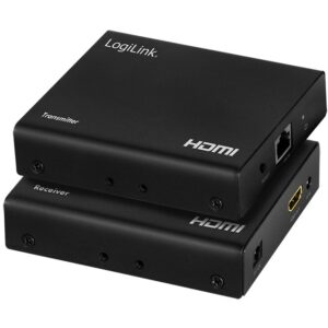 Logilink HDMI Extender/Splitter-Set über IP.70m.1x2-Port