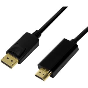 Logilink DisplayPort-Kabel DP 1.2 zu HDMI 1.4 1m black