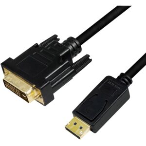 Logilink DisplayPort-Kabel DP 1.2 zu DVI 1.2 3.0m schwarz