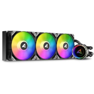 K Sharkoon Wasserkühlung S90 RGB 3 Lüfter 360mm schwarz