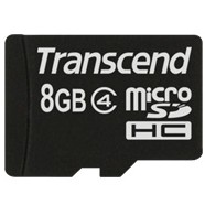 CARD microSD Card 8GB Transcend SDHC Class4 (ohne Adpater)