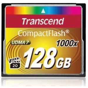 CARD CompactFlash Card 128GB Transcend TS128GCF1000. MLC