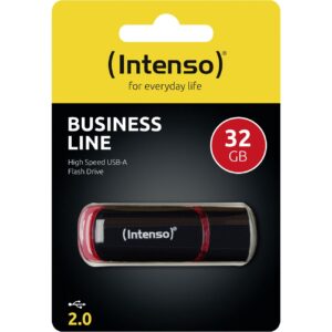 STICK Intenso Business Line schwarz. rot 32 GB