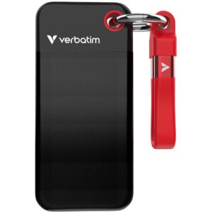 STICK S 2TB Verbatim Pocket SSD USB 3.2 black/red retail