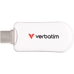 STICK Verbatim Plectra White 128GB USB-C Flash Drive 30229