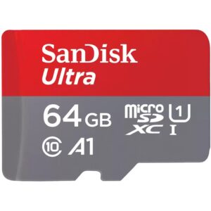 CARD SanDisk Ultra - Flash-Speicherkarte (microSDXC-an-SD-Adapter inbegriffen) - 64 GB