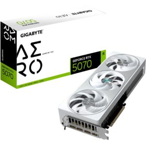 RTX 5070 12GB Gigabyte Aero OC GDDR7 3 Fan white