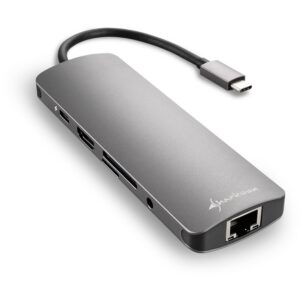 Sharkoon USB 3.0 Type C Combo Adapter (dunkelgrau)