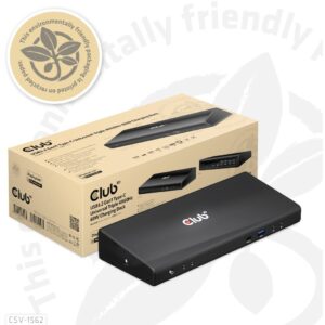 Club3D 4K ChargingDock USB-C ->6xUSB3/2xDP/HDMI/LAN/Audio