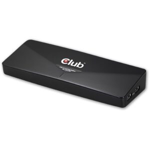 Club3D 4K Dockingstation USB3 ->3xUSB3/HDMI/DP/DVI/ black