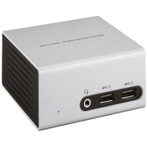 Club3D 4K Mini-Dockingst USB3 ->4xUSB3/HDMI/DVI/LAN silber